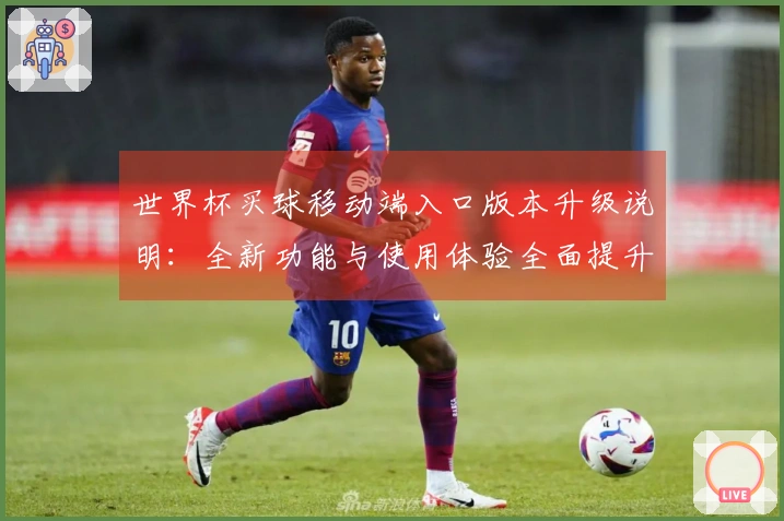 世界杯买球移动端入口版本升级说明：全新功能与使用体验全面提升